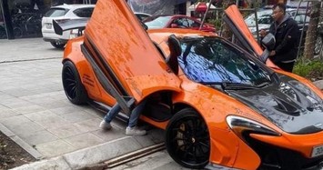 Siêu xe Mclaren 650s gặp sự cố ở vỉa hè Hà Nội, quản lý chiếc xe nói gì?