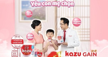 Kazu Gain Gold 2+ - Thương hiệu số 1 sữa mát tăng cân được nhiều mẹ bỉm tin dùng 