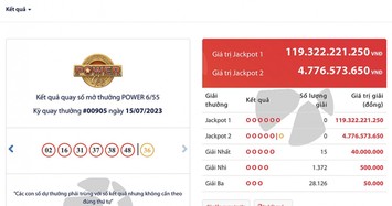 Jackpot 1 lên cao nhất năm khi chạm ngưỡng 120 tỷ