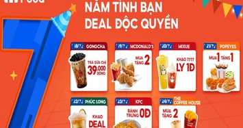 Kỷ niệm 7 năm gắn bó keo sơn cùng ShopeeFood, các thương hiệu tung deal cực sốc mời bạn ăn uống “7 ngày 7 đêm”