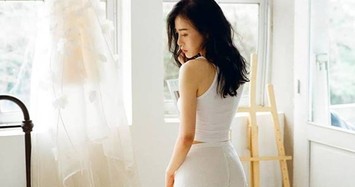 "Quỳnh Búp Bê" U40 mặc gì cũng xinh, sang, được mẹ Shark Bình khen "đẹp như tiên"