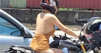 Nhiều cô gái mặc bikini, váy nữ sinh lái moto đi khắp phố gây tranh cãi