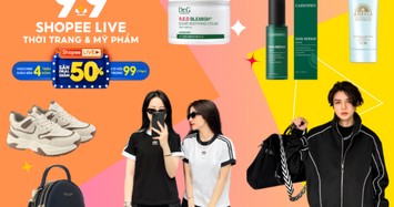 Shopee khởi động “9.9 Shopee Live Thời Trang & Mỹ Phẩm - Miễn hết phí ship” với hàng loạt ưu đãi hấp dẫn