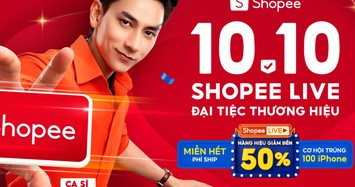 Khám phá hàng loạt ưu đãi hấp dẫn cùng không gian giải trí độc đáo tại 10.10 Shopee Live Đại Tiệc Thương Hiệu