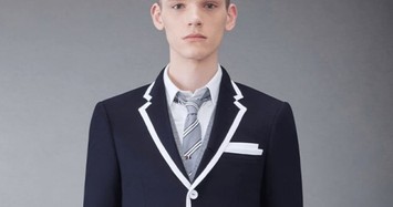 Phong cách đàn ông mặc váy trong bộ sưu tập của Thom Browne