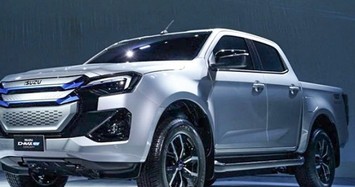 Xe bán tải Isuzu D-Max điện lộ diện tại Thái Lan