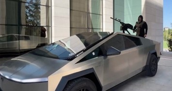 Lãnh đạo Chechnya lái xe Tesla gắn súng máy, tuyên bố sẽ gửi đến chiến trường Ukraine