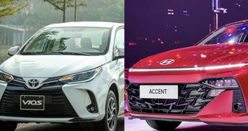 Hyundai Accent và Toyota Vios lọt top sedan hạng B hút khách nhất, giá từ 439 triệu đồng