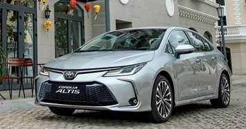 Giá xe Toyota Corolla Altis niêm yết và lăn bánh tháng 2/2025