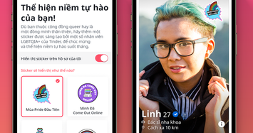 Bộ sticker mới cho cộng đồng đặc biệt trên ứng dụng hẹn hò Tinder