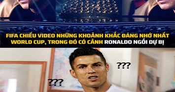 Ảnh chế: Ronaldo bị "cà khịa" khi Messi nhận giải FIFA The Best 2022