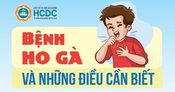 TP.HCM: Gia tăng ca bệnh ho gà ở trẻ chưa được tiêm vắc-xin