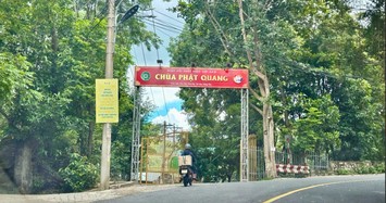 Chùa ông Thích Chân Quang làm trụ trì có 35 công trình không phép