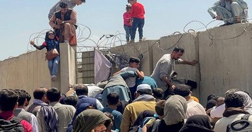 Hỗn loạn tại sân bay Kabul sau khi Taliban tràn vào thủ đô