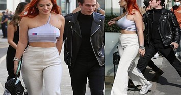 Công chúa Disney Bella Thorne bận áo không nội y khoe vòng 1 bốc lửa 