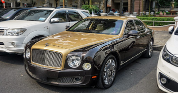 Xe sang Bentley Mulsanne tiền tỷ có màu cực đẹp ở Sài Gòn