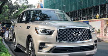 Cận cảnh 'khủng long' SUV Infiniti QX80 hơn 9 tỷ ở Sài Gòn