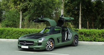 Siêu xe Mercedes-Benz SLS hàng độc của đại gia Trung Nguyên Đặng Lê Nguyên Vũ