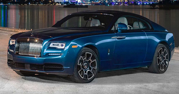 Cận cảnh xe siêu sang Rolls-Royce Wraith Black Badge 