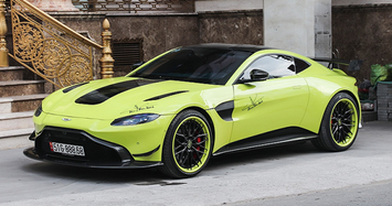 Aston Martin Vantage tại Việt Nam độ mâm hàng độc