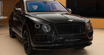 Tận hưởng SUV siêu sang Bentley Bentayga Speed sắc đen huyền bí 