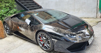 Cận cảnh siêu xe Lamborghini Huracan cực đẹp ở Sài Gòn 