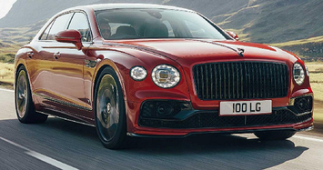 Cận cảnh ô tô siêu sang Bentley Flying Spur động cơ V8