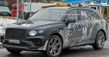 Xe siêu sang Bentley Bentayga lần đầu lộ diện 