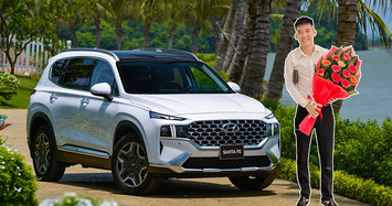 Con Bà Tân Vlog bán Hyundai SantaFe lướt 3.000km lên đời 2021