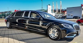 Cận cảnh Mercedes-Maybach S650 Pullman Guard chống đạn 