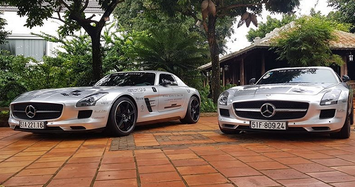 Cận cảnh Mercedes-Benz SLS AMG cánh chim hơn 8 tỷ của đại gia Đặng Lê Nguyên Vũ