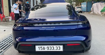 Xe điện Porsche Taycan 4S 'trúng' biển số siêu đẹp của đại gia Hải Phòng