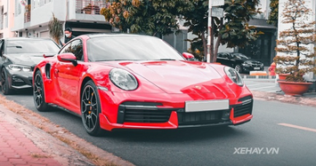 Cận cảnh Porsche 911 Turbo S hơn 15 tỷ có màu đỏ độc nhất Việt Nam