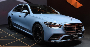 Ngắm Mercedes-Benz S500L màu sơn China Blue 