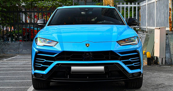 Cận cảnh siêu SUV Lamborghini Urus giá hơn 20 tỷ ở Tây đô 