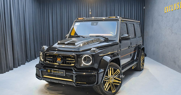 Dân chơi dát 12 lượng vàng 24K lên Mercedes-AMG G63