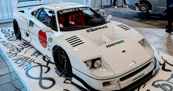 Ferrari F40 độ thân rộng được ra mắt tại triển lãm Tokyo Auto Salon 2023