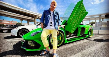 Đại gia phủ pha lê, kim cương kín xe Lamborghini 