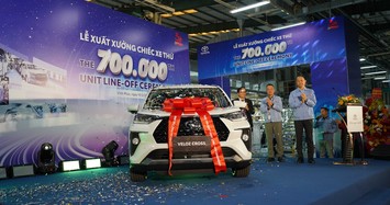 700.000 chiếc ôtô xuất xưởng, Toyota Việt Nam cán mốc ấn tượng