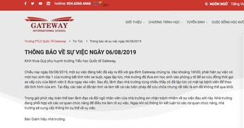 Trường Gateway lấp liếm trách nhiệm trong vụ học sinh tử vong trong ô tô