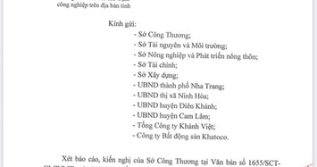 Khánh Hòa giải quyết khó khăn, vướng mắc của các cụm công nghiệp