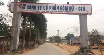 Gốm sứ Thanh Hà có liên quan vụ xả dầu thải đầu độc sông Đà?