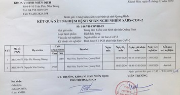 Nữ nhân viên sân golf ở Quảng Bình âm tính với Covid-19