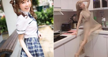 Diện đồ xuyên thấu nấu cơm, hot mom bị 'ném đá' dữ dội