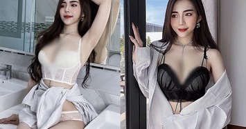 Hotgirl xinh như nữ thần, mặc đồ ở nhà cũng gây mê đắm