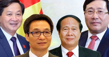 Chân dung 4 Phó Thủ tướng Phạm Bình Minh, Lê Minh Khái, Vũ Đức Đam, Lê Văn Thành