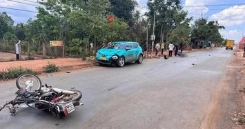 Va chạm giữa taxi điện và xe máy ở Đắk Lắk khiến một người tử vong