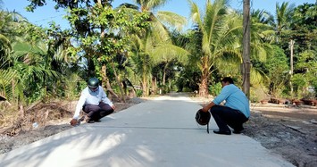 Trà Vinh: Công ty Đông Anh trúng thầu nâng cấp đường GTNT tại huyện Châu Thành
