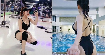 Cận cảnh gái xinh phòng gym nóng bỏng khiến bao anh chết mê