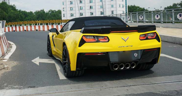 Chùm ảnh Chevrolet Corvette Z06 của hiếm lăn bánh ở Sài Gòn